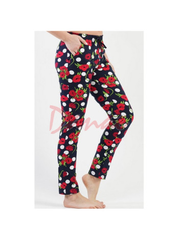 Pyžamové kalhoty dámské dlouhé