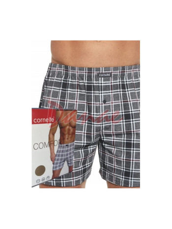 Pánské volné trenýrky Comfort Boxer grafit